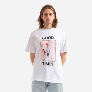 Koszulka męska Wood Wood Bobby Good Times T-shirt 50025706-2489 WHITE