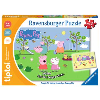 Ravensburger tiptoi® Puzzle dla małych odkrywców: Świnka Peppa