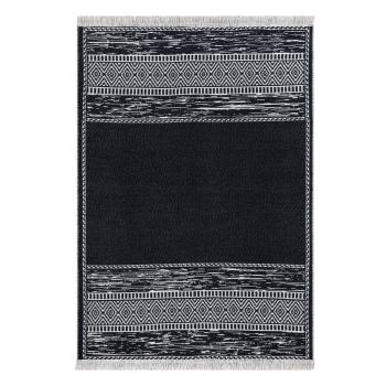Czarno-biały bawełniany dywan Oyo home Duo, 120 x 180 cm