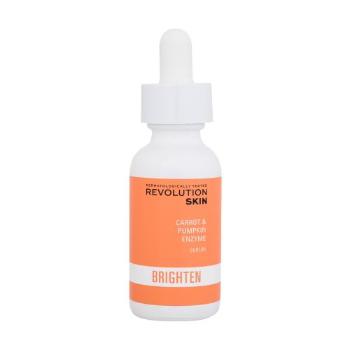 Revolution Skincare Brighten Carrot & Pumpkin Enzyme Serum 30 ml serum do twarzy dla kobiet Uszkodzone pudełko