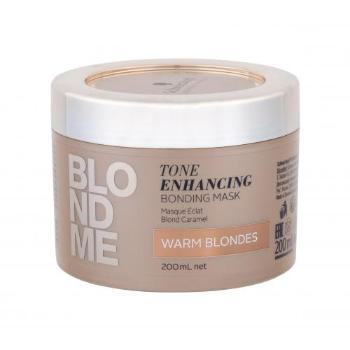 Schwarzkopf Professional Blond Me Tone Enhancing Bonding Mask 200 ml maska do włosów dla kobiet Warm Blondes