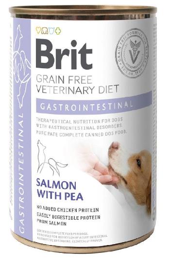 BRIT Veterinary Diet Gastrointestinal Salmon&amp;Pea karma na wrażliwy układ pokarmowy dla psa 400 g