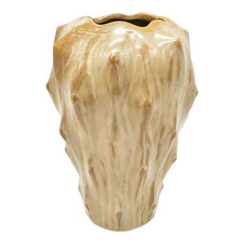 Piaskowy wazon ceramiczny PT LIVING Flora, wys. 23,5 cm