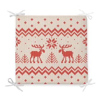 Poduszka na krzesło z domieszką bawełny Minimalist Cushion Covers Merry Christmas, 42x42 cm