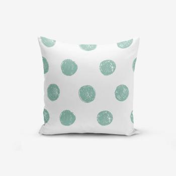 Poszewka na poduszkę z domieszką bawełny Minimalist Cushion Covers Mind Green With Points, 45x45 cm