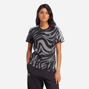 Koszulka damska adidas Originals Abstract Allover Animal Print Tee IJ8191