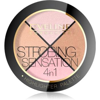 Eveline Cosmetics Strobing Sensation paleta rozjaśniaczy 12 g