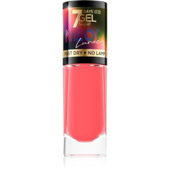 Eveline Cosmetics 7 Days Gel Laque Neon Lunacy neonowy lakier do paznokci odcień 81 8 ml