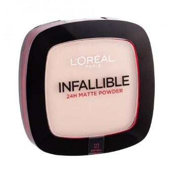 L'Oréal Paris Infaillible 24H Matte 9 g puder dla kobiet 123 Warm Vanilla