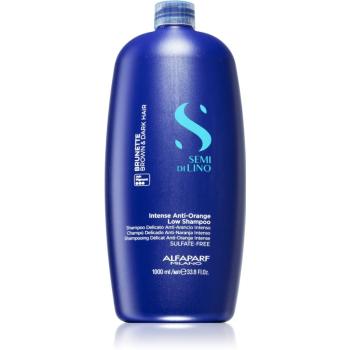 Alfaparf Milano Semi di Lino Brunette szampon tonizujący szampon neutralizujący rude odcienie 1000 ml