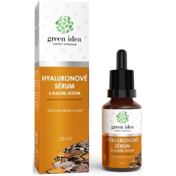 Green Idea Topvet Premium Hyaluronic serum with snake venom serum do twarzy do skóry dojrzałej 25 ml