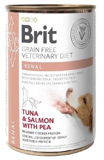 BRIT Veterinary Diet Renal Tuna&amp;Salmon&amp;Pea karma na nerki dla psa 400 g