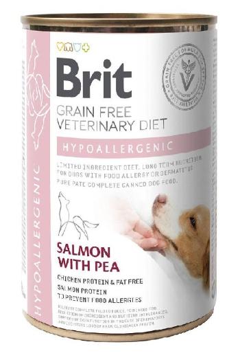 BRIT Veterinary Diet Hypoallergenic Salmon&amp;Pea karma na alergię dla psa 400 g