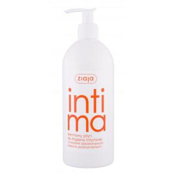Ziaja Intimate Creamy Wash With Ascorbic Acid 500 ml kosmetyki do higieny intymnej dla kobiet Uszkodzone opakowanie