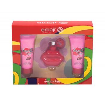 Emoji Sugar Kiss zestaw EDP 50 ml + żel pod prysznic 60 ml + mleczko do ciała 60 ml dla dzieci