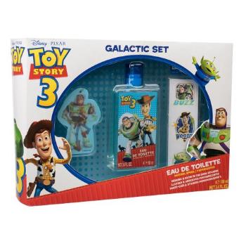 Disney Toy Story 3 zestaw Edt 100 ml + Breloczek + Naklejki świecące w ciemności dla dzieci Uszkodzone pudełko