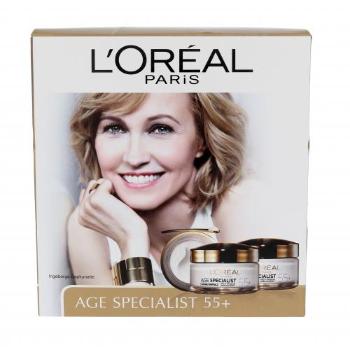 L'Oréal Paris Age Specialist 55+ zestaw 50ml Age Specialist 55+ Day Cream + 50ml Age Specialist 55+ Night Cream dla kobiet Uszkodzone pudełko