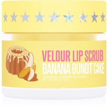 Jeffree Star Cosmetics Banana Fetish Velour Lip Scrub peeling cukrowy do ust Banana Bundt Cake 30 g