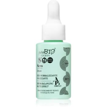 puroBIO Cosmetics Sebum-Balancing Serum serum antyoksydujące przeciw starzeniu się skóry 15 ml