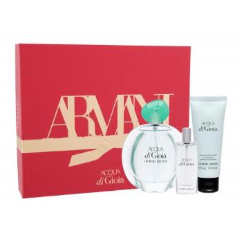 Giorgio Armani Acqua di Gioia zestaw Edp 100 ml + Mleczko do ciała 100 ml + Edp 15 ml dla kobiet