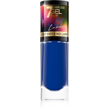 Eveline Cosmetics 7 Days Gel Laque Neon Lunacy neonowy lakier do paznokci odcień 85 8 ml