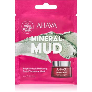 AHAVA Mineral Mud rozjaśniająca maseczka do twarzy o działaniu nawilżającym 6 ml