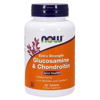 NOW Glucosamine & Chondroitin Sulfate Extra Strong - 60tabsRegeneratory Stawów > Glukozamina