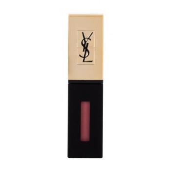Yves Saint Laurent Rouge Pur Couture Glossy Stain 6 ml pomadka dla kobiet Uszkodzone pudełko 105 Corail Hold Up