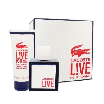 Lacoste Live zestaw Edt 100ml + 100ml Żel pod prysznic dla mężczyzn