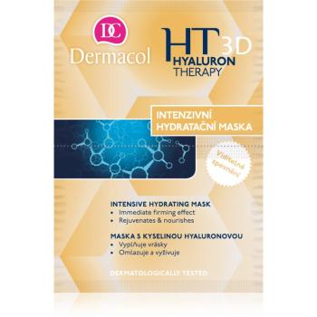Dermacol Hyaluron Therapy 3D intensywna maska nawilżająca z kwasem hialuronowym 16 g