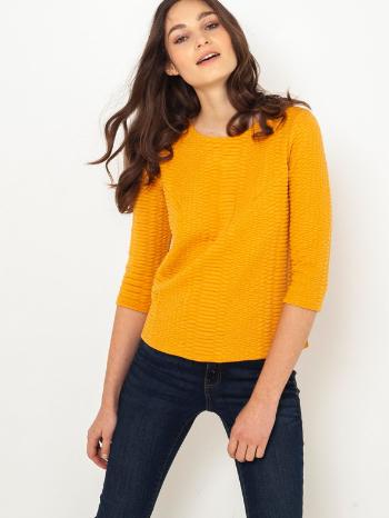 CAMAIEU Sweter Żółty