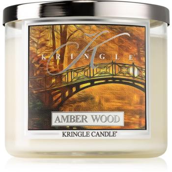 Kringle Candle Amber Wood świeczka zapachowa 396,9 g