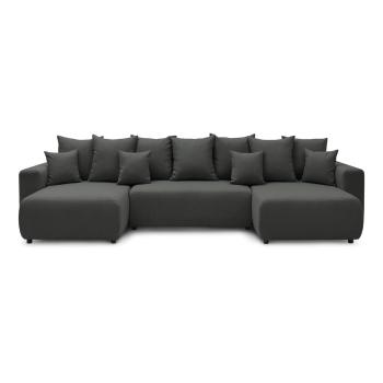 Ciemnoszara sofa w kształcie litery U Envy - Bobochic Paris