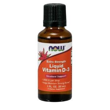 NOW Vitamin D3 1000IU Liquid Extra Strength - 30ml