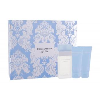 Dolce&Gabbana Light Blue zestaw Edt 50ml + 50ml Krem do ciała + 50ml Żel pod prysznic dla kobiet