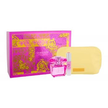Versace Bright Crystal Absolu zestaw Edp 90 ml + Edp 10 ml + Kosmetyczka dla kobiet