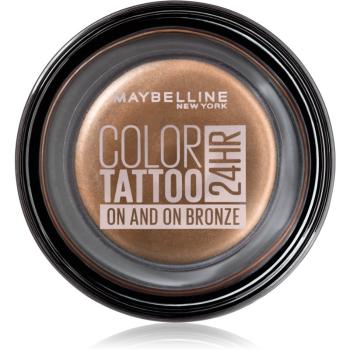 Maybelline Color Tattoo żelowe cienie do powiek odcień 35 On And On Bronze 4 g