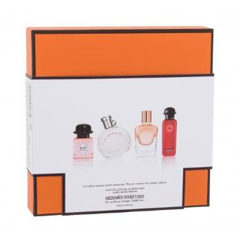 Hermes Jour d´Hermes Absolu zestaw Edp 7,5 ml + Edp  Twilly d´Hermes 7,5 ml + Edt Eau Des Merveilles 7,5 ml + Edc Eau de Rhubarbe Ecarlate 7,5 ml W