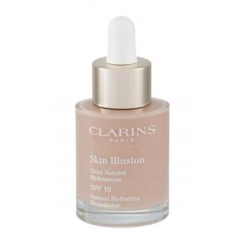 Clarins Skin Illusion Natural Hydrating SPF15 30 ml podkład dla kobiet 109 Wheat