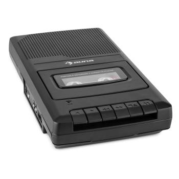 Auna RQ-132, magnetofon kasetowy, przenośny, dyktafon, mikrofon