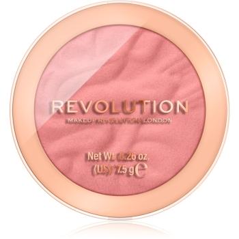 Makeup Revolution Reloaded pudrowy róż dla długotrwałego efektu odcień Ballerina 7.5 g