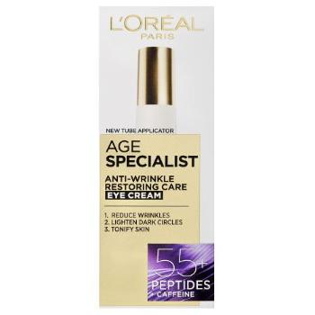 L'Oréal Paris Age Specialist 55+ Peptides & Caffeine Eye Cream 15 ml krem pod oczy dla kobiet