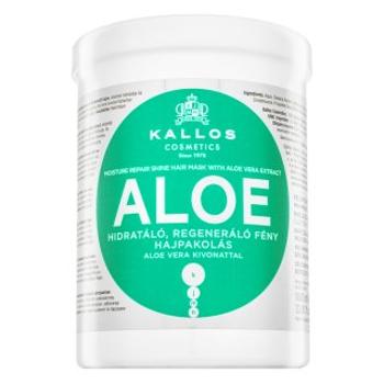 Kallos Aloe Moisture Repair Shine Hair Mask odżywcza maska dla połysku i miękkości włosów 1000 ml