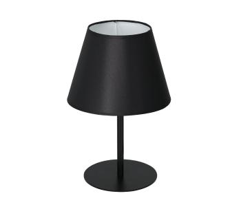 Lampa stołowa ARDEN 1xE27/60W/230V śr. 20 cm czarny/biały