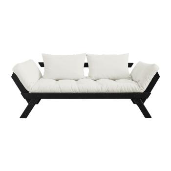 Sofa rozkładana z jasnobeżowym obiciem Karup Design Bebop Black/Natural