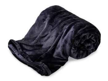 Miękki koc - ciemnoniebieski - Rozmiar 150x200 cm