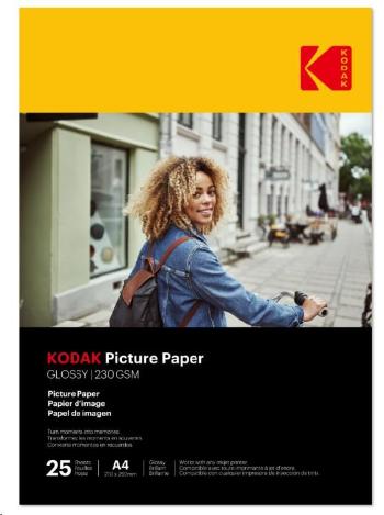 KODAK Picture High Gloss (230g/m2) A4 25 arkuszy