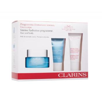 Clarins HydraQuench zestaw Daily Skin Care HydraQuench Cream 50 ml + HydraQuench Cream Mask 15 ml +  Moisture Rich Body Lotion 30 ml + Bag dla kobiet