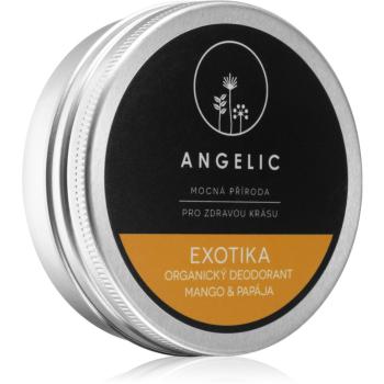 Angelic Organic deodorant "Exotica" Mango & Papaya dezodorant w kremie w jakości BIO 50 ml