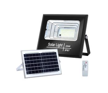 - LED Ściemnialny naświetlacz solarny LED/25W/3,2V IP67 + pilot